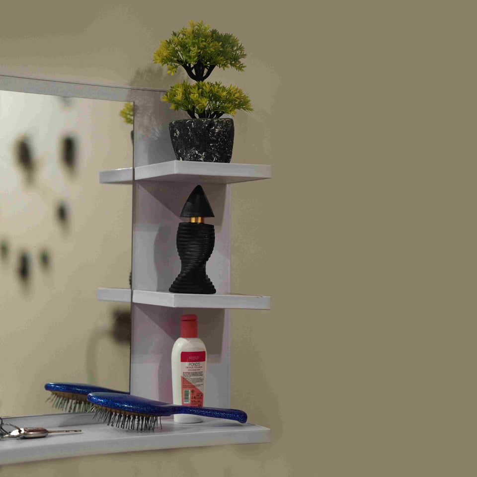 Wall Mirror With Shelf